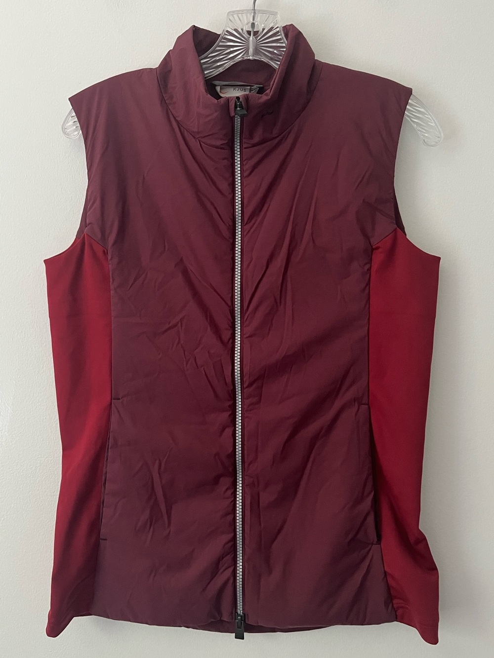 Kjus Radiation Vest Insulated Full Zip Golf Athletic Red Women’s 38 / Medium